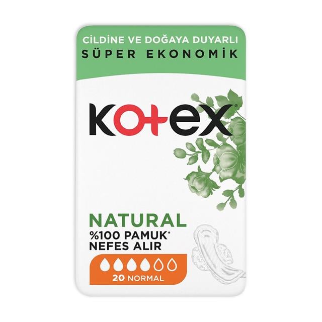 Kotex Natural Ultra Quadro Normal 20li