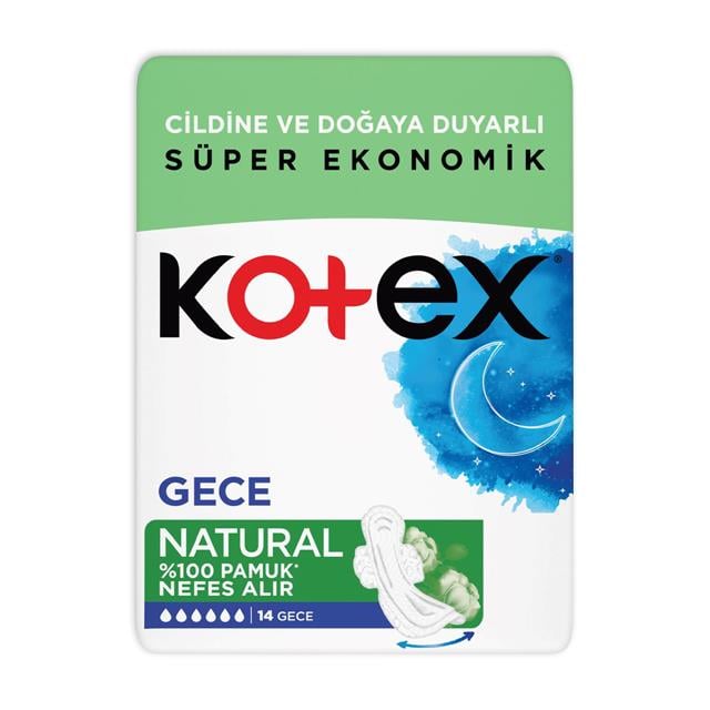 Kotex Naturel Ultra Quadro Gece 14lü