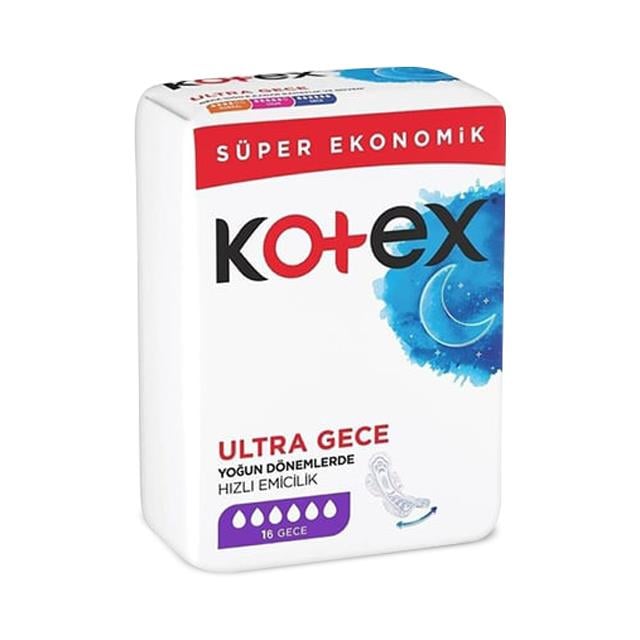Kotex Ultra Quadro Gece 16 lı