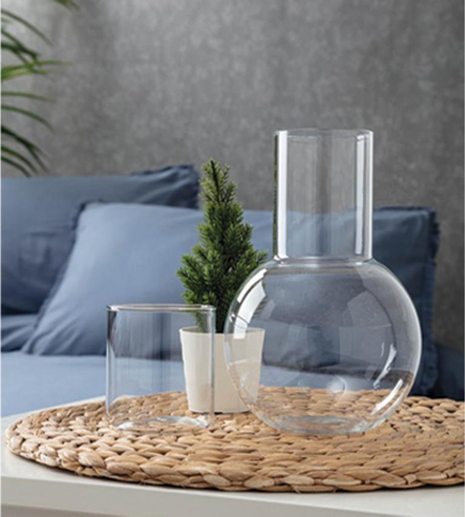 KURE BOROSILICAT 1.3lt BASUCU SURAHI SETI