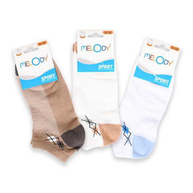 MELODY 3001 ERKEK COCUK PATIK ASORTI 9-10 YAS