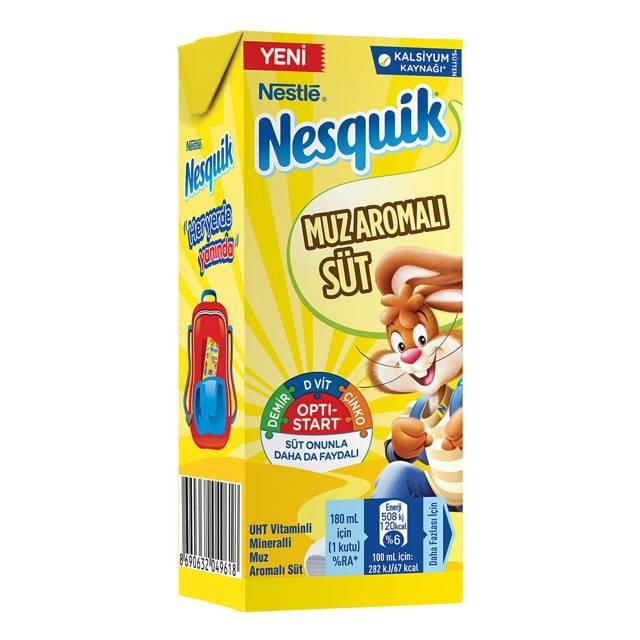 Nestle Nesquik Süt Muzlu 180ml