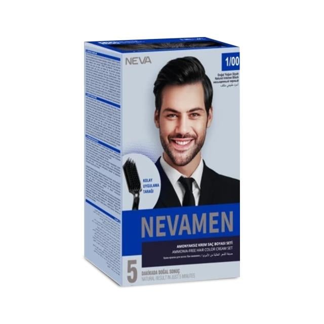 Neva Men Natural 1.00 Yoğun Siyah