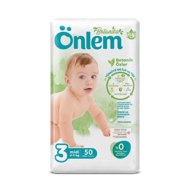 Önlem Botanika Bebek Bezi Midi 50 (3)