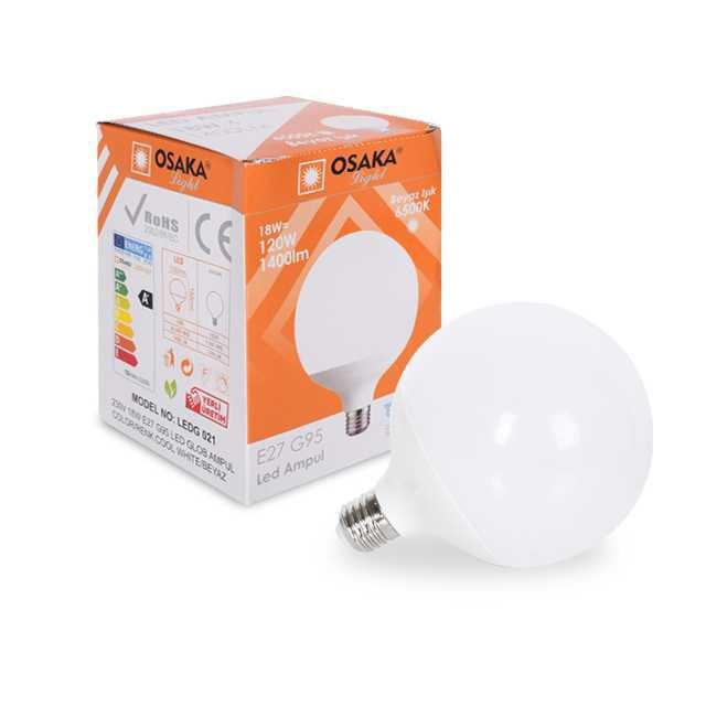 Osaka G125 18W Beyaz Glop Led Ampül