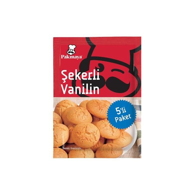 Pakmaya Şekerli Vanilin 5 li