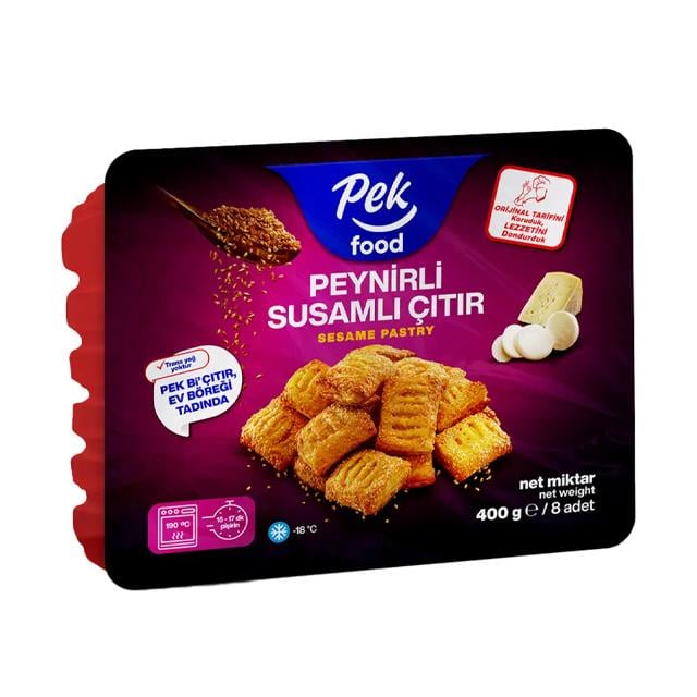 Pek Food Peynirli Susamlı Çıtır Börek 400gr