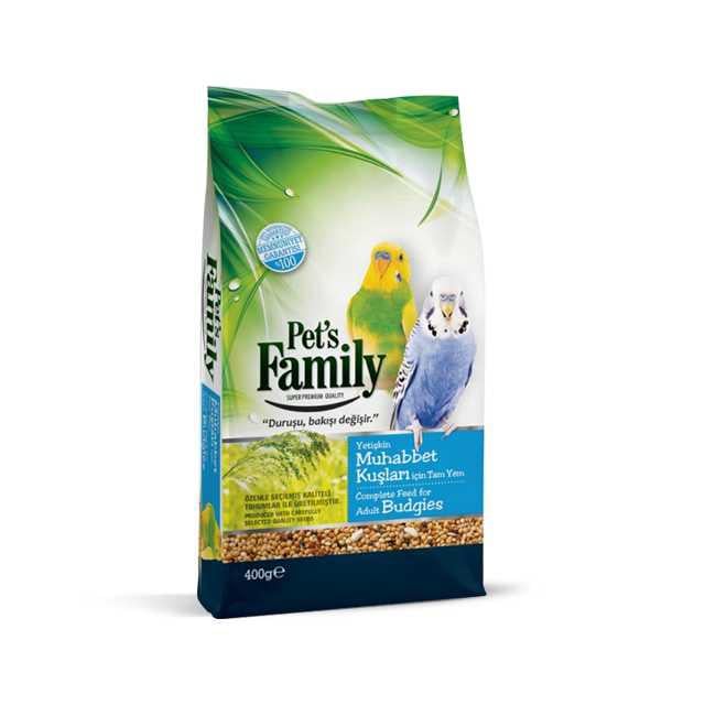 Pets Family Muhabbet Kuşu Yemi 400gr