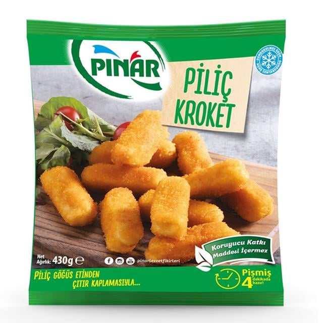 Pınar Donuk Piliç Kroket 430gr