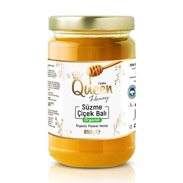 Queen Organik Çiçek Balı 850 gr