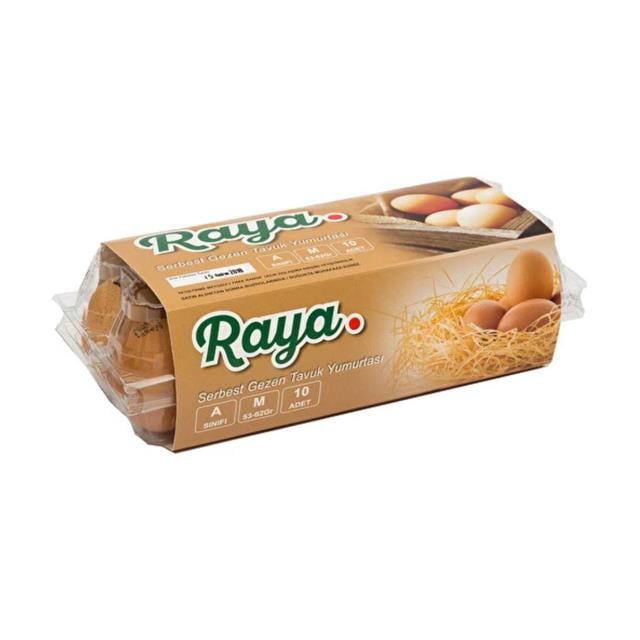 Raya Gezen Tavuk Yumurtası M 10lu 53-62gr