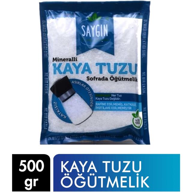 Saygın Kaya Tuzu Öğütme 500 Gr