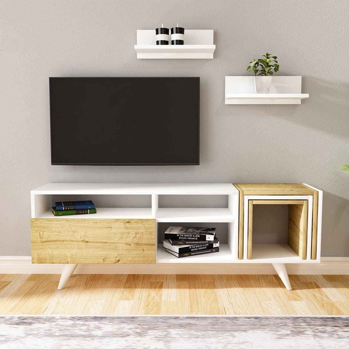 SECEN LONDON AR-12043 VOILET TV UNITESI