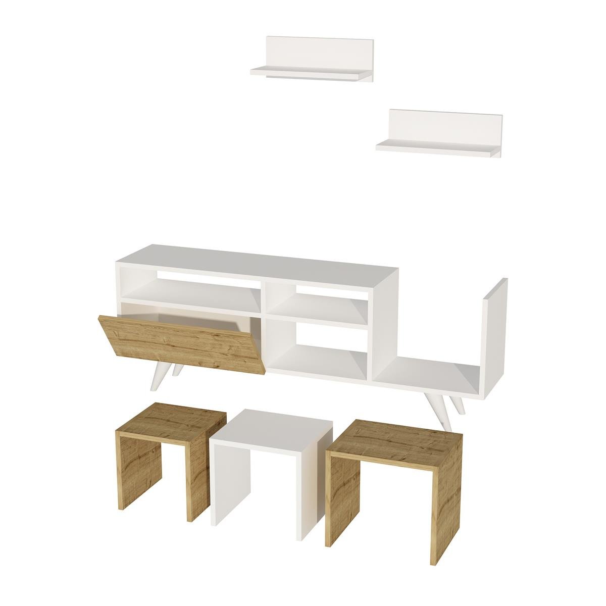 SECEN LONDON AR-12043 VOILET TV UNITESI
