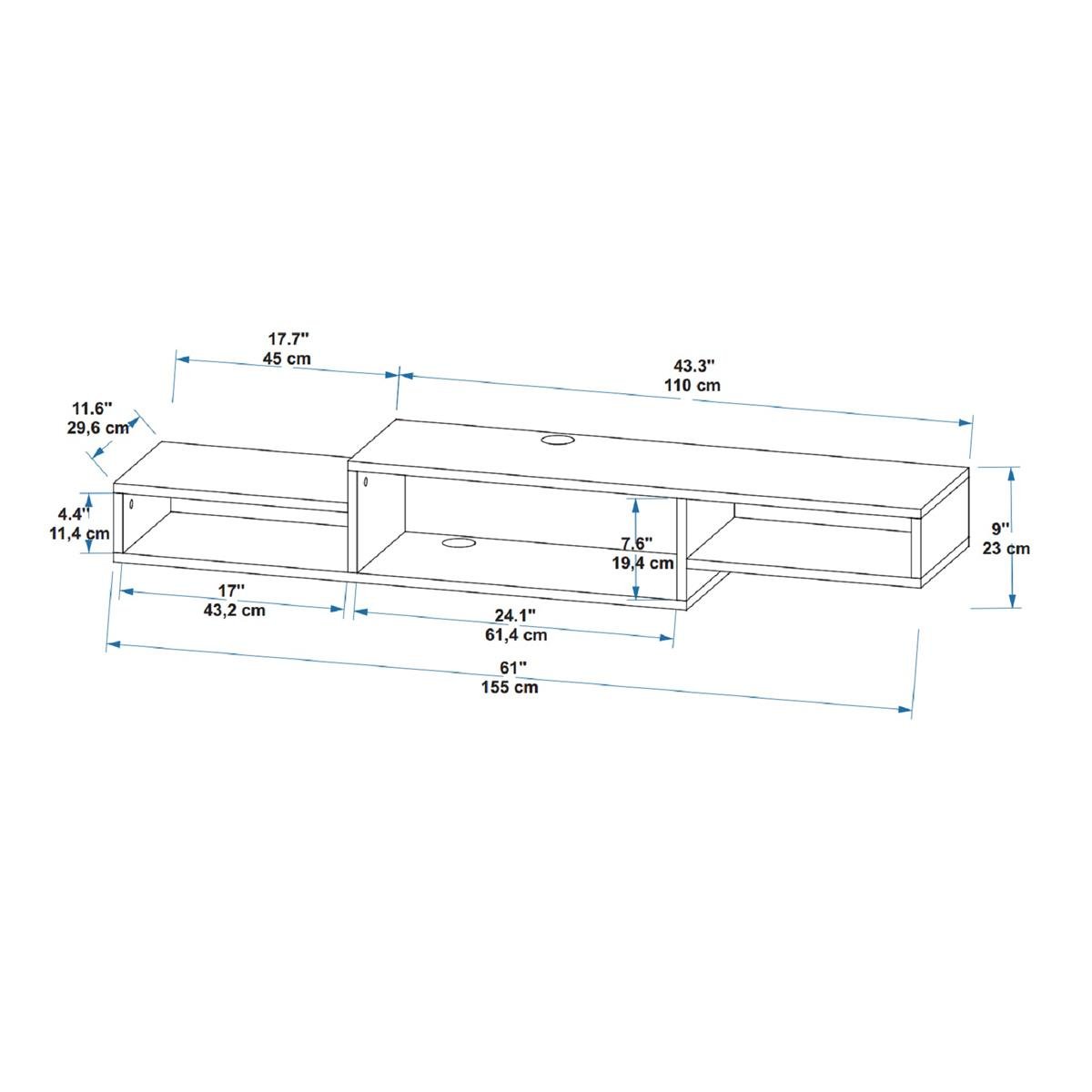 SECEN LONDON AR12118-19-20 LORETTA TV STAND