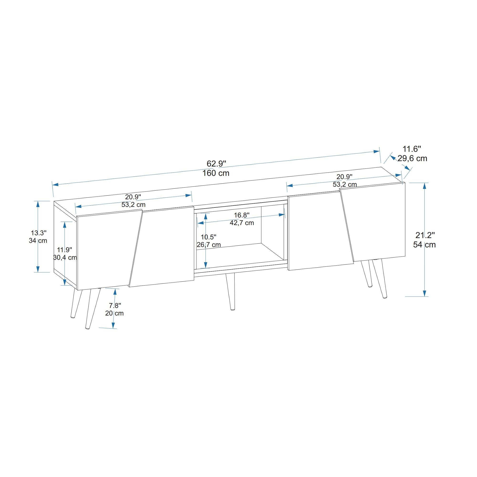 SECEN LONDON CURVE SET TV UNITESI