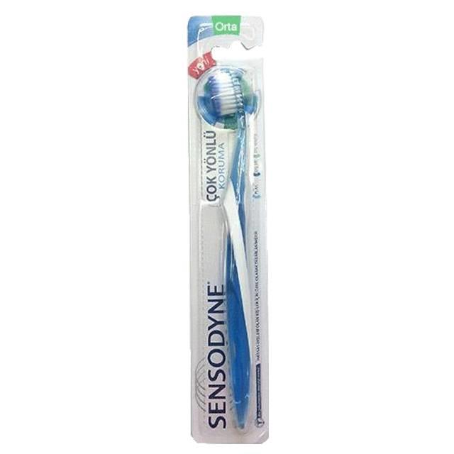 Sensodyne Cok Yönlü Koruma Soft Diş Fırçası 1+1