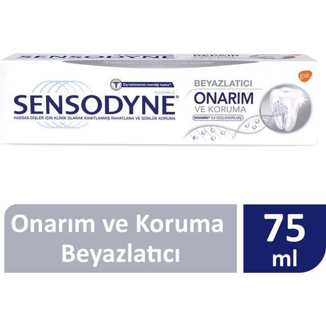 Sensodyne Onarım Ve Koruma Beyaz Diş Macunu 75Ml