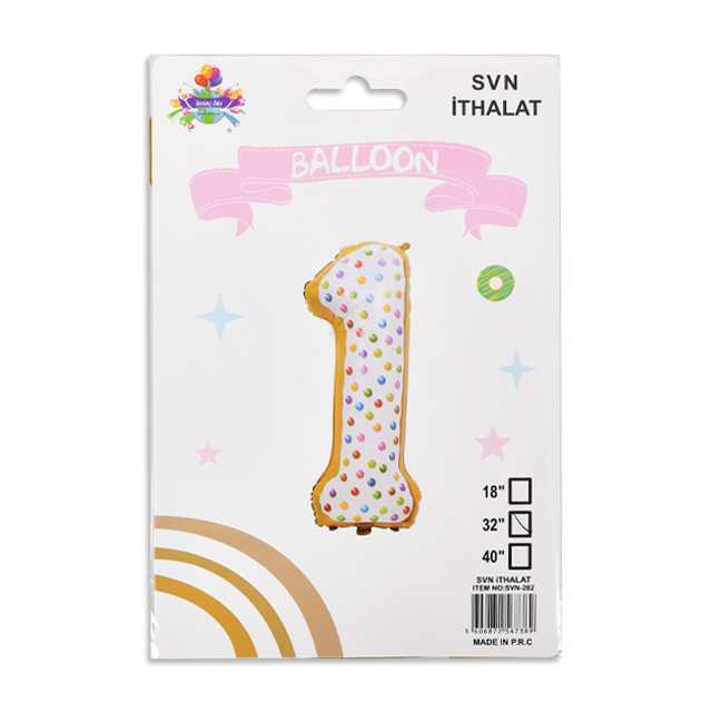 Sevinç Svn-282 Balon Desenli Rakam 32inc