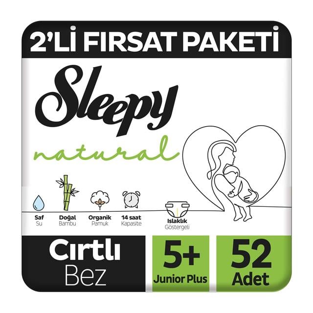 Sleepy Bebek Bezi 2 li Fırsat Junior Plus (5+) 52