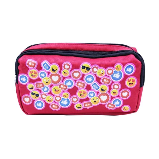 Südor Kç14 Kalem Çantası İki Bölmeli Lüks Desenli