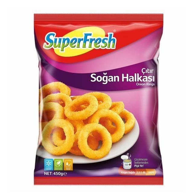 Superfresh Donuk Soğan Halka Kroket 450gr
