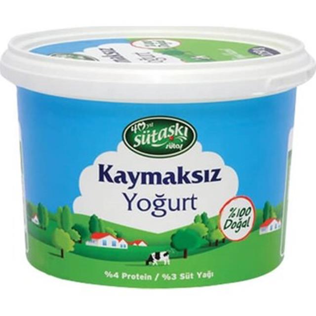 Sütaş Kaymaksız Yoğurt 2000gr