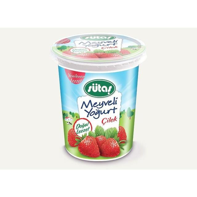Sütaş Meyveli Yoğurt 500gr Çilek