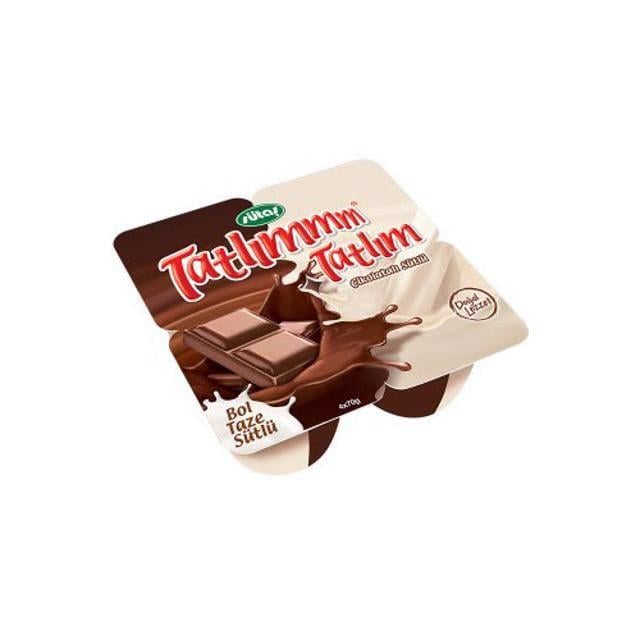 Sütaş Tatlımmm Tatlım Çikolatalı Sütlü Puding 4 X 70 Gr