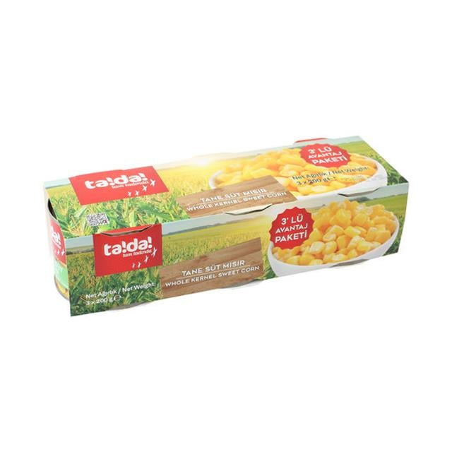 Ta`da Mısır Konserve 3x200gr