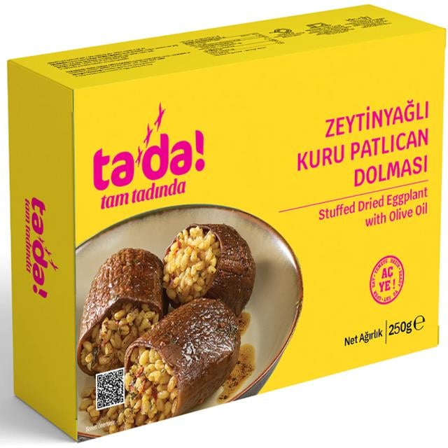 Tada Zeytinyağlı Kuru Patlıcan Dolmas 250gr