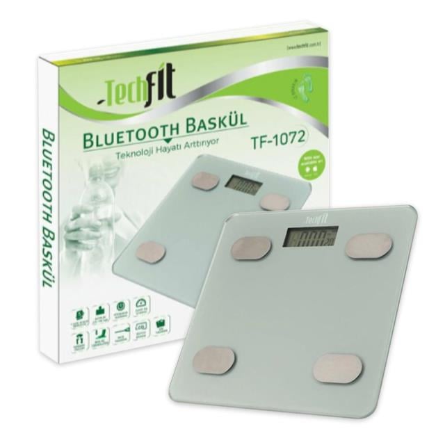 Techfit TF-1072 Vücut Analizli Cam Baskül