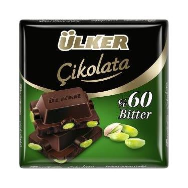 Ülker  G.Kare Antepfıstıklı Bitter 65gr