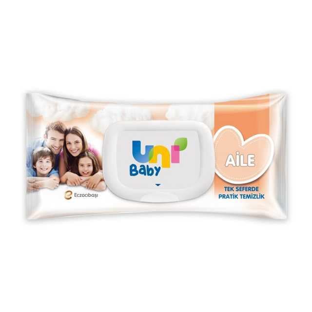 Uni Baby Aile Islak Havlu 90Lı