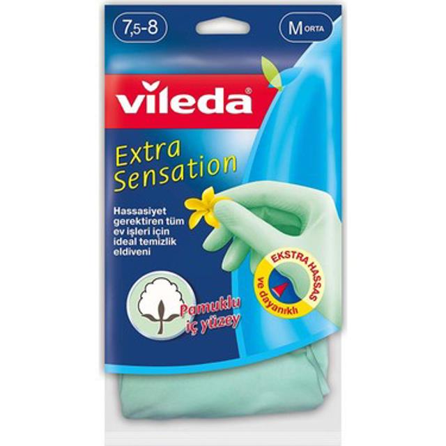 Vileda Eldiven Extra Sensation Orta