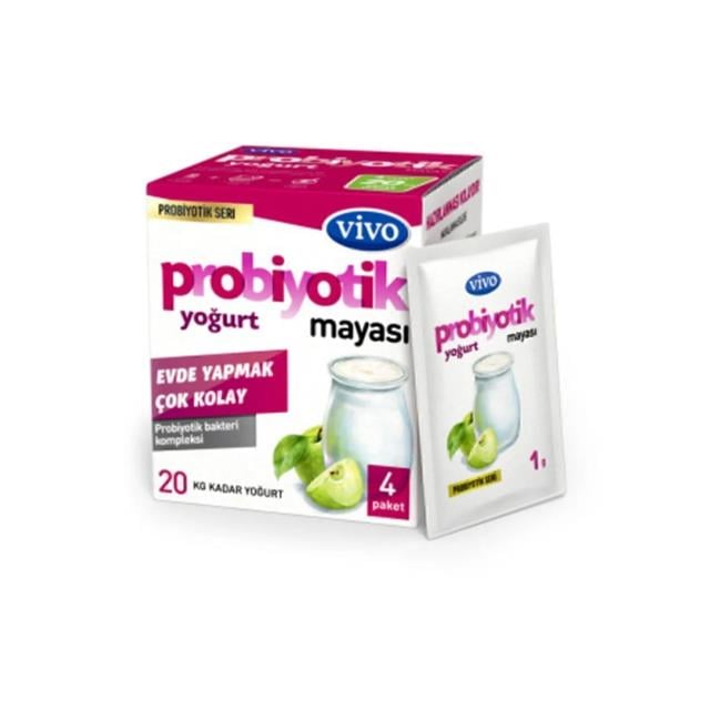 Vivo Probiyotik Yoğurt Mayası Paket (4*1G)