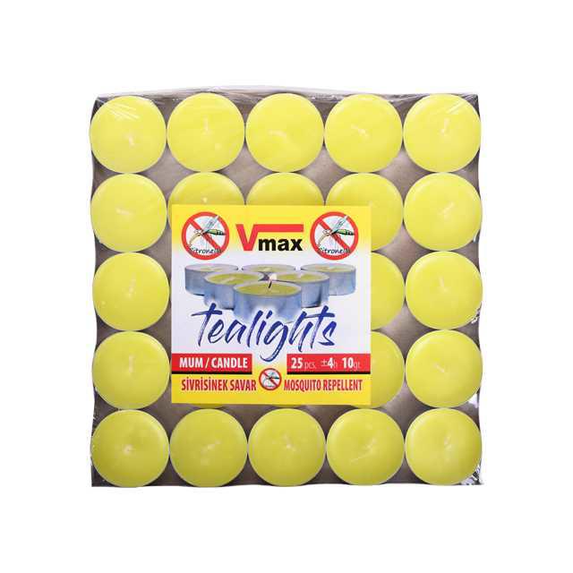 VMAX 10gr 25lı SINEK KOVUCULU TEALIGHT MUM