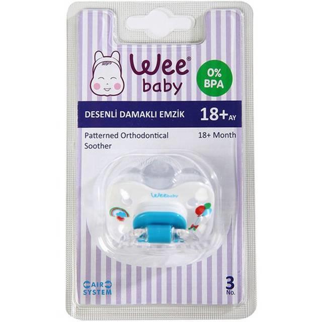 Wee 835 Desenli Silikon Damak Emzik No:3