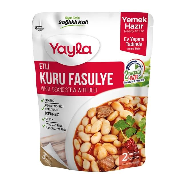 Yayla Etli Kuru Fasulye 250gr