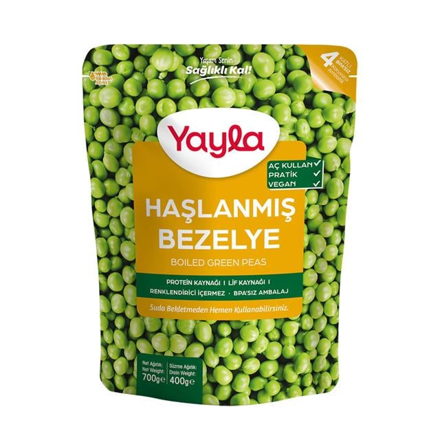 Yayla Haşlanmış Bezelye 700gr