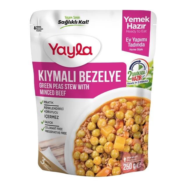 Yayla Kıymalı Bezelye 250gr