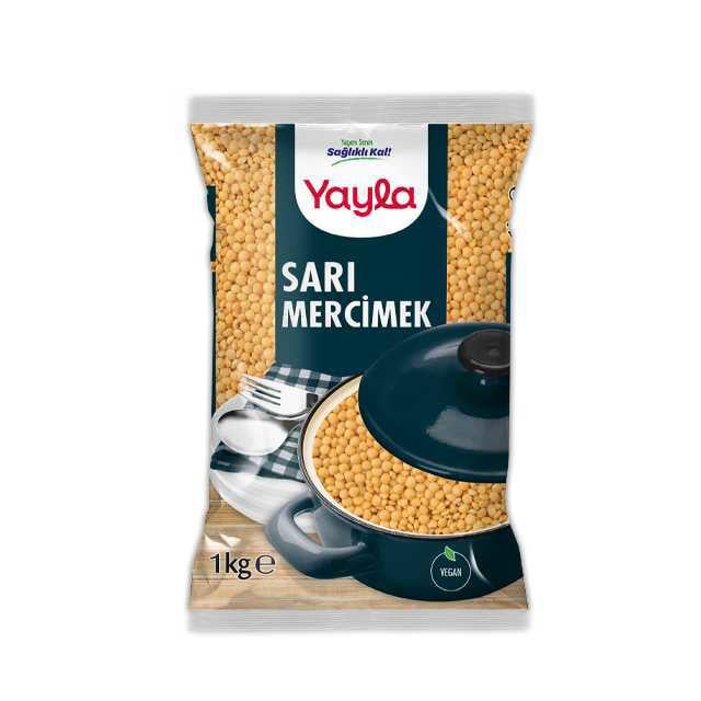 Yayla Sarı Mercimek Futbol 1000gr