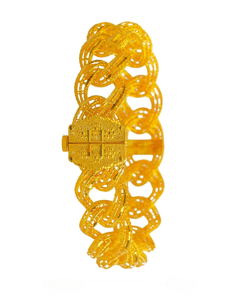 14 Ayar Altın Saman Yolu Kelepçe Bilezik14 Ayar Altın Saman Yolu Kelepçe Bilezik14 Ayar Bilezik