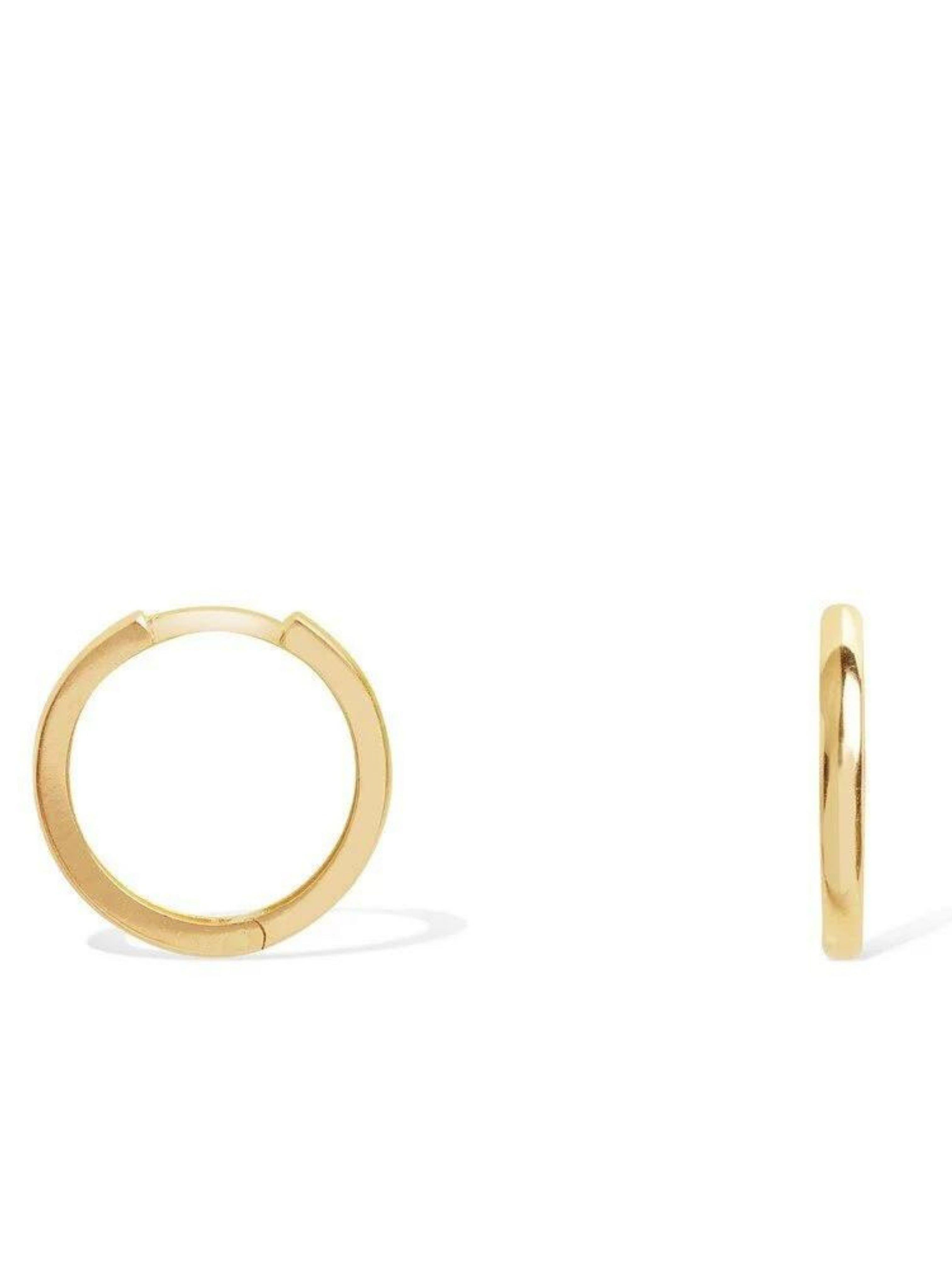 14 Ayar Altın Tek Halka Kadın Gold Küpe 14 Ayar Altın Tek Halka Kadın Gold Küpe 