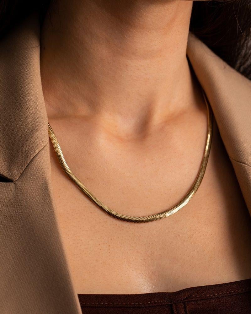 14 Ayar Altın Zincir Balık Sırtı 4 mm14 Ayar Altın Zincir Balık Sırtı 4 mmZincirler