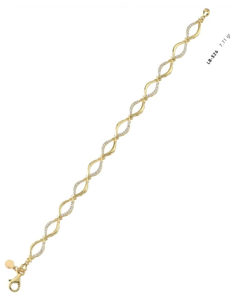 14 Ayar Altın Zincir Halka Bileklik14 Ayar Altın Zincir Halka BileklikTaşlı Bileklik