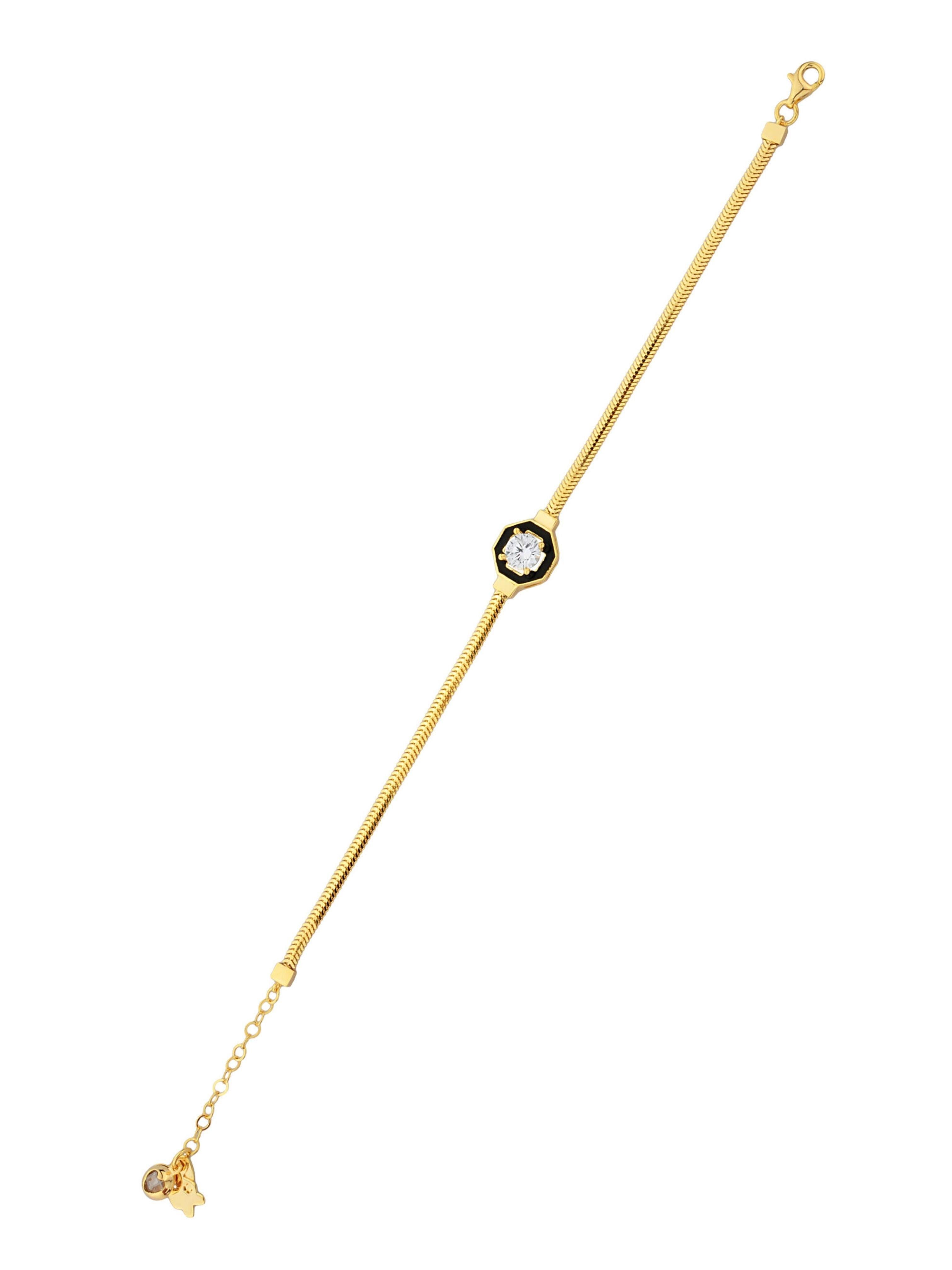 14 Ayar Çağla Altın Balık Sırtı Bileklik 