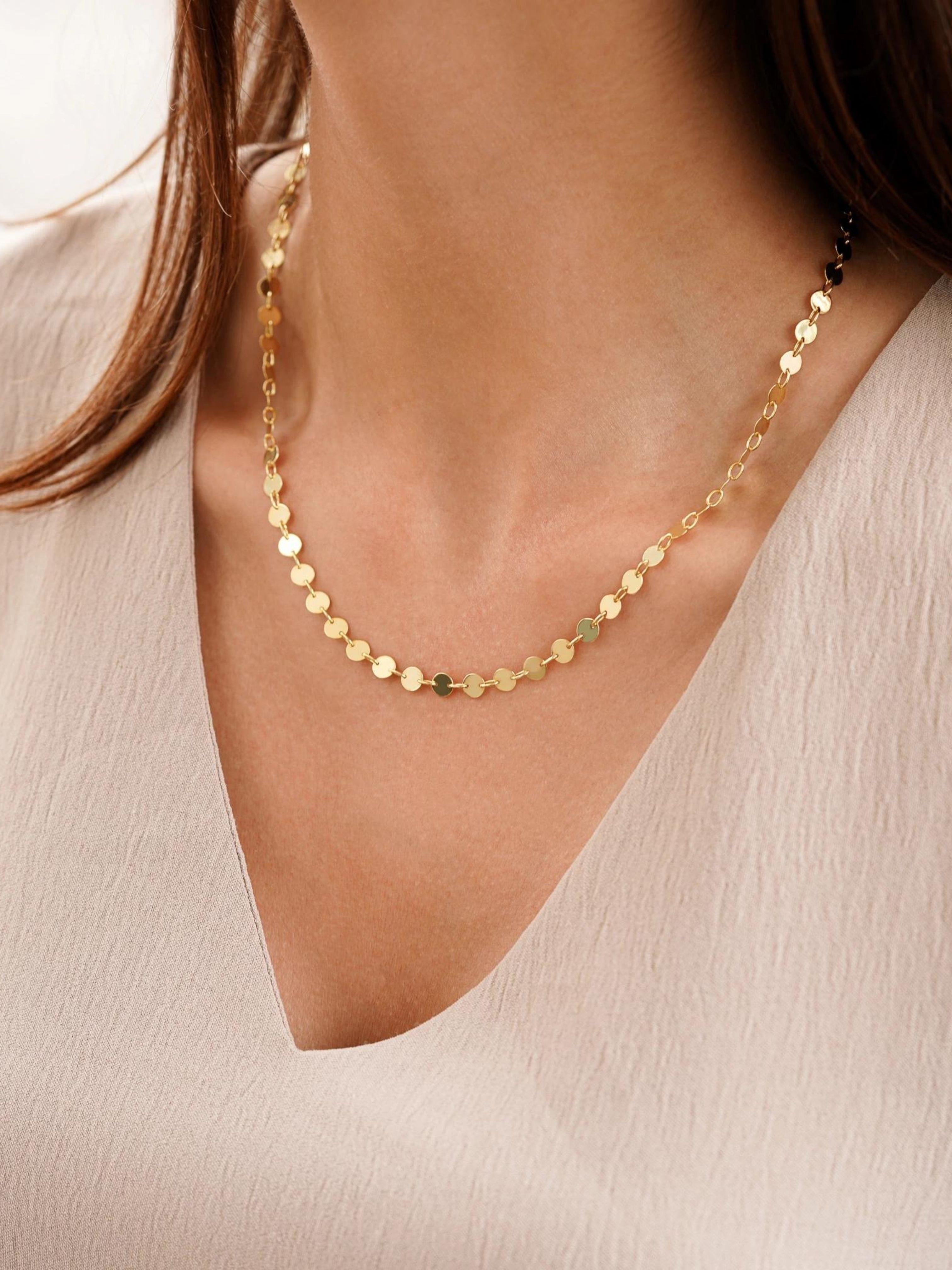 Altın 65 cm Pul Zincir 14 AyarAltın 65 cm Pul Zincir 14 Ayar