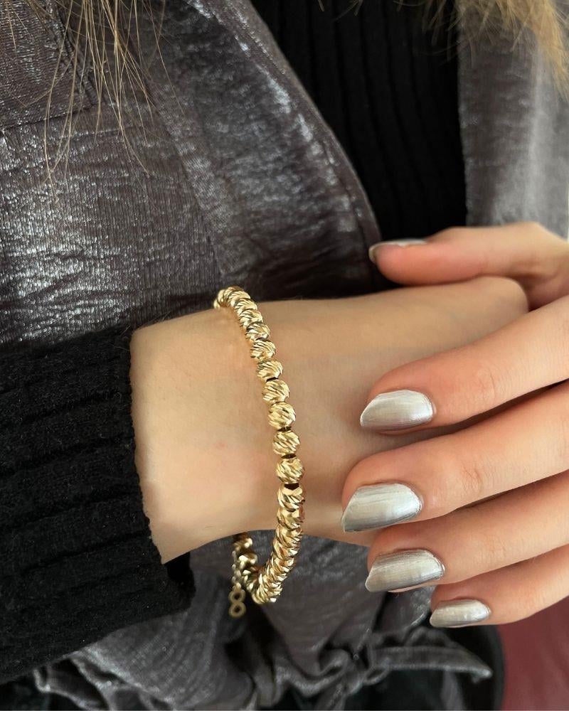 Altın Dorika Taşlı Top Top Kalın Bileklik 14 AyarAltın Dorika Taşlı Top Top Kalın Bileklik 14 AyarDorika Bileklik