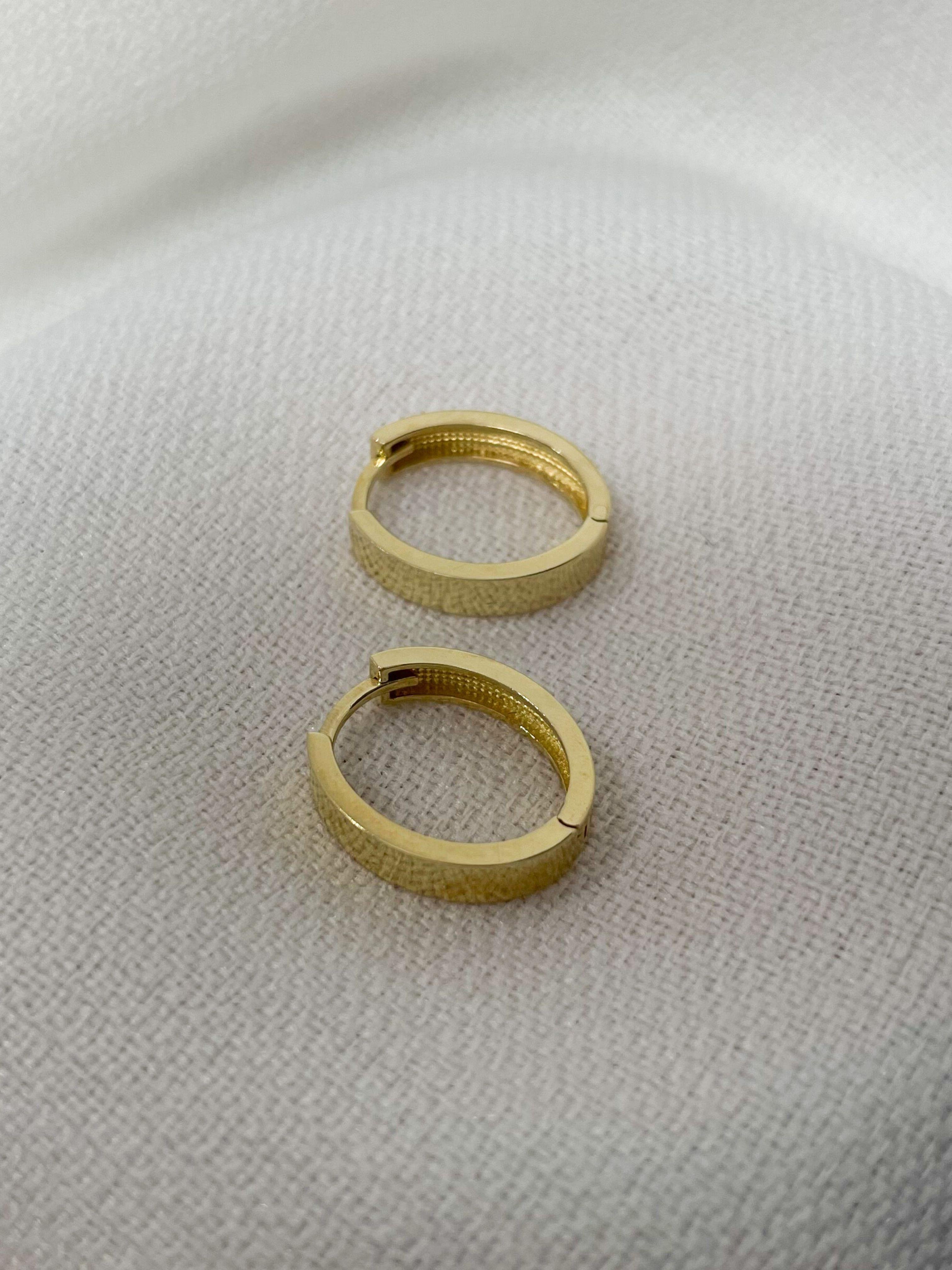 Altın Halka Küpe 14 AyarAltın Halka Küpe 14 Ayar